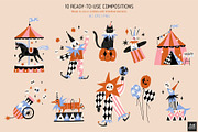 Halloween Circus Collection, a Seasonal Illustration by avdnadi (Thumbnail 3 of 11)