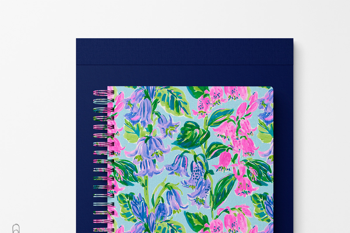 Seamless Preppy Floral Patterns, a Pattern Graphic by The Preppy Artist (Photo 10 of 11)