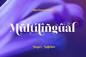 Beauty Balichot - A Decorative Serif