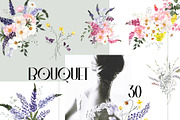 Wild Garden. Watercolor wildflowers., an Object Illustration by ma_i_vi (Thumbnail 3 of 11)