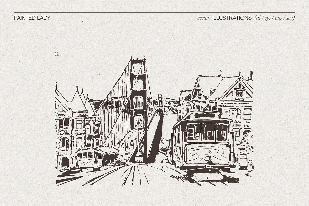 San Francisco Cityscape, a Work Illustration by TheMountBirdStudio (Photo 4 of 6)
