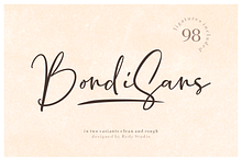 BondiSans – Modern Fonts