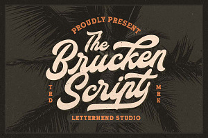 The Brucken Bold Script