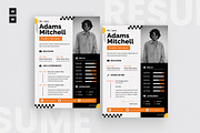 Resume CV, a Resume Template by iDoodle Studio (Thumbnail 1 of 4)