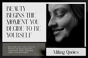 Miling Modern Serif Typeface, a Serif Font by Alfinart (Thumbnail 7 of 10)