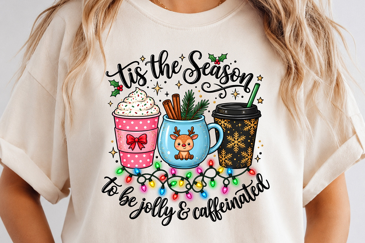 Tis The Season To Be Jolly CoffeePNG, an Object Graphic by Zahyl Studio (Photo 2 of 7)