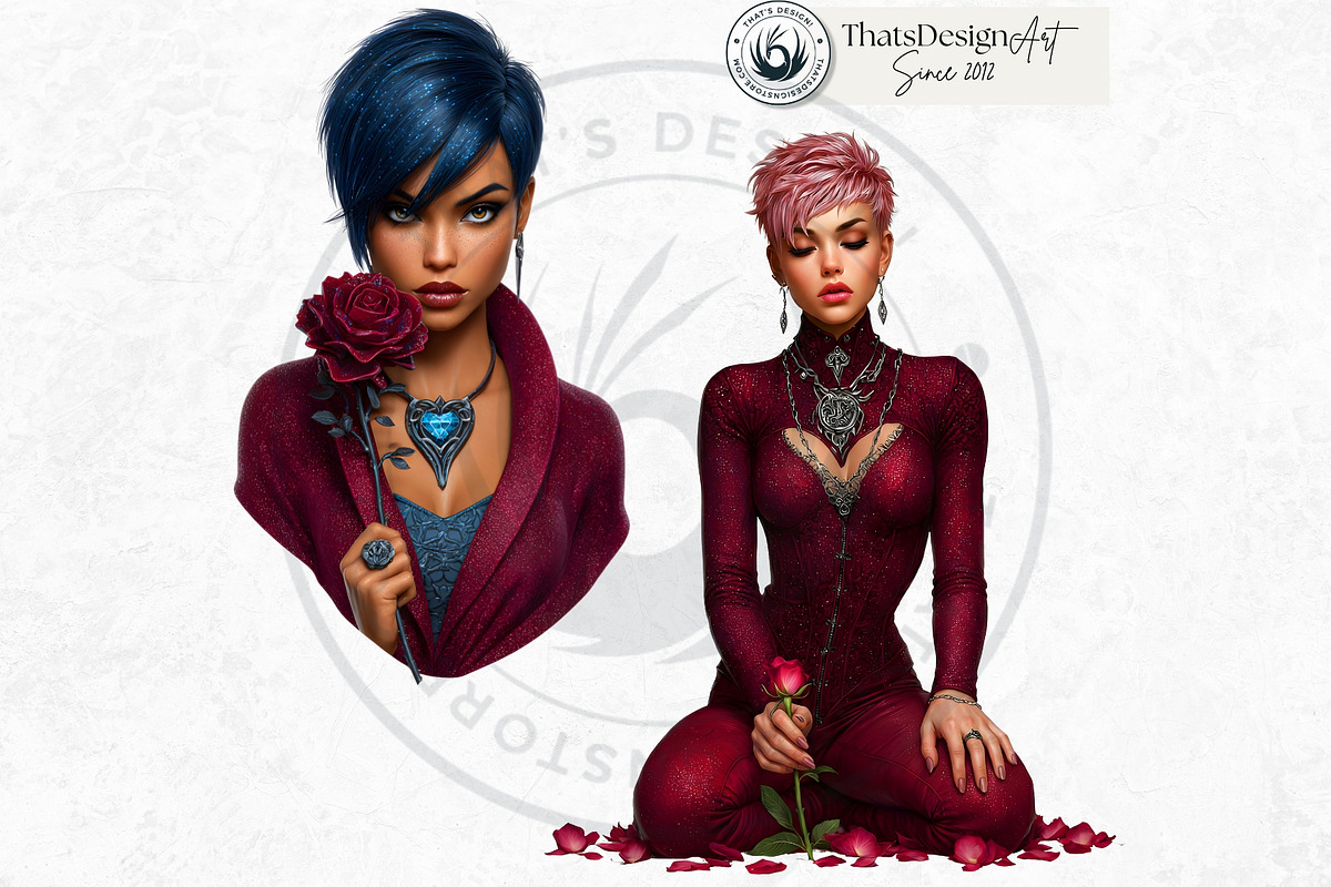Love Affair Romantic Cliparts, a Person Illustration by ThatsDesignArt (Photo 17 of 17)