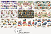 80 books seamless pattern, a Pattern Graphic by Poppy Lane Studio (Thumbnail 9 of 11)