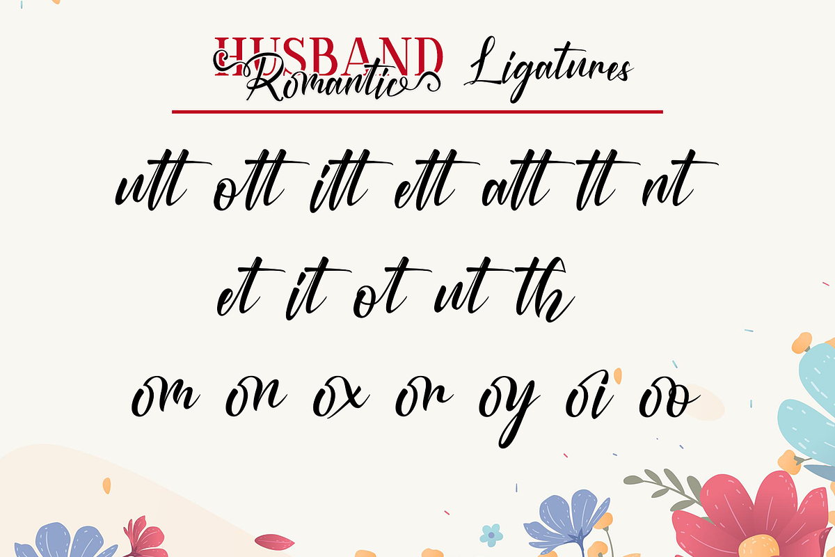Husband Romantic, a Serif Font by Sealoung (Photo 12 of 13)