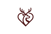 Deer Head Logo Collection, a Branding & Logo Template by Vectorium Studio (Thumbnail 10 of 25)