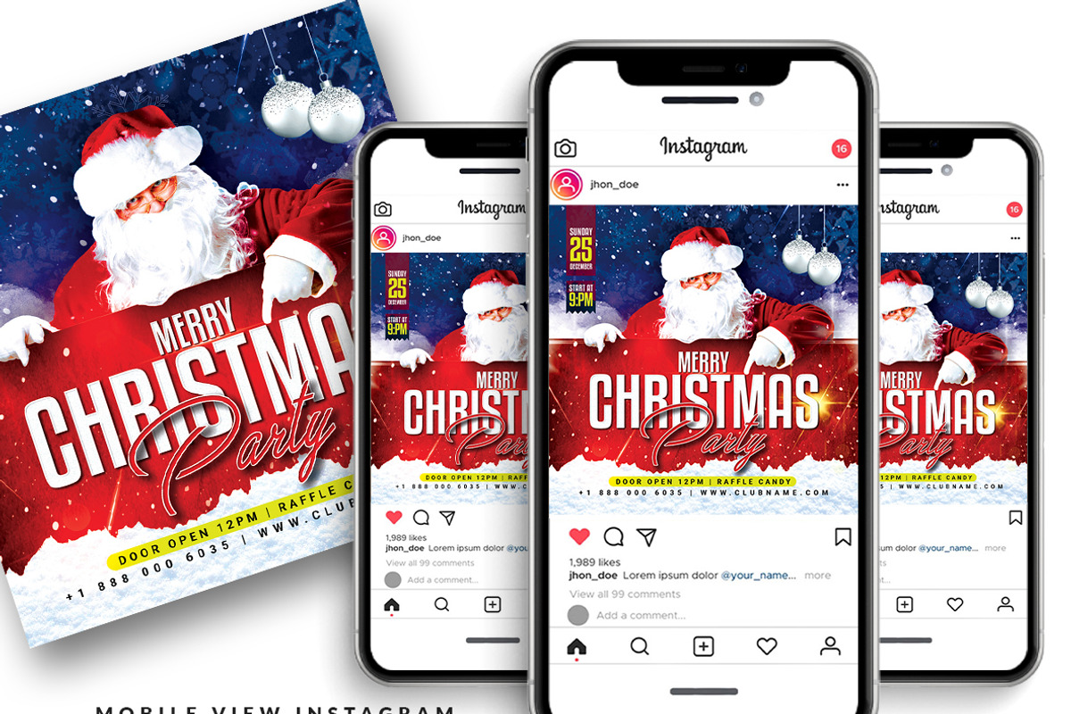 Christmas Flyer, a Flyer Template by AfzaalGraphics (Photo 2 of 2)