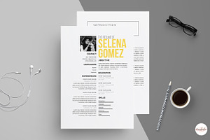 Create 1 Page Resume Template