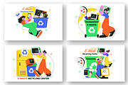 10 E-Waste Recycling Illustration, a Person Illustration by denayunebgt (Thumbnail 2 of 4)
