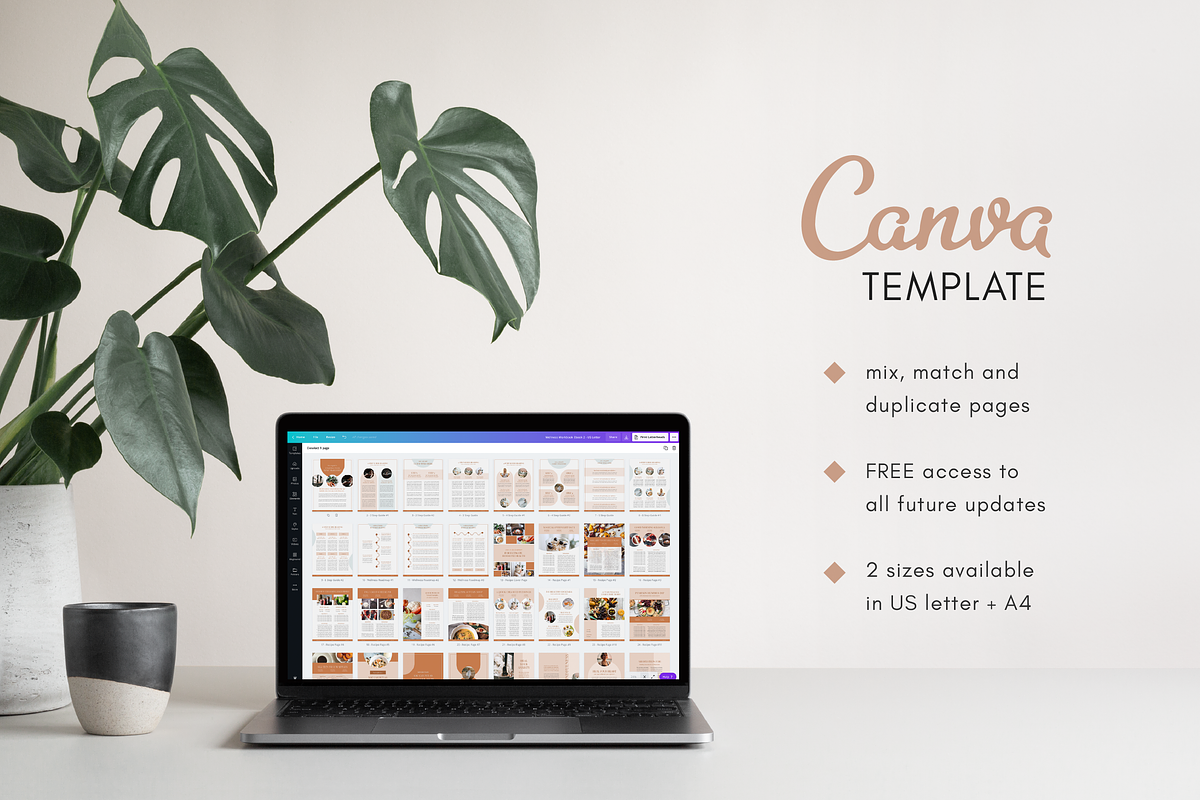 Wellness Workbook & eBook Templates, a Design Template by Studio Soluna (Photo 2 of 16)