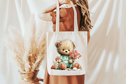 Whimsical Summer bear Clipart, an Illustration by Designworld (Thumbnail 8 of 8)