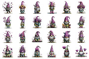 Watercolor Spring Gnome Clipart, an Illustration by designcity5 (Thumbnail 2 of 5)