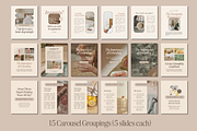 Minimalist Instagram Carousel Bundle, a Social Media Template by Solana Creative Co. (Thumbnail 3 of 11)