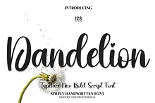 Dandelion | Script Font