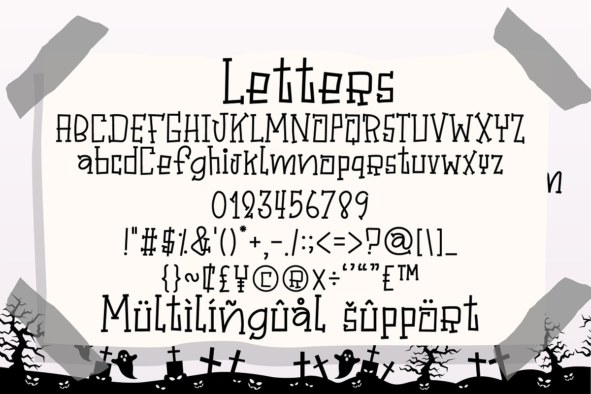 Spooky Season Font, a Script Font by Nobu Collections (Photo 8 of 8)