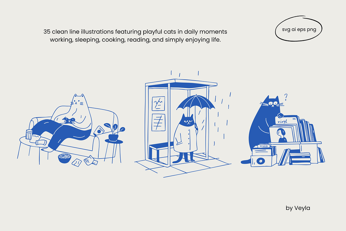 Animal Series BUNDLE: All 6 in 1, an Animal Illustration by Veyla (Photo 13 of 37)