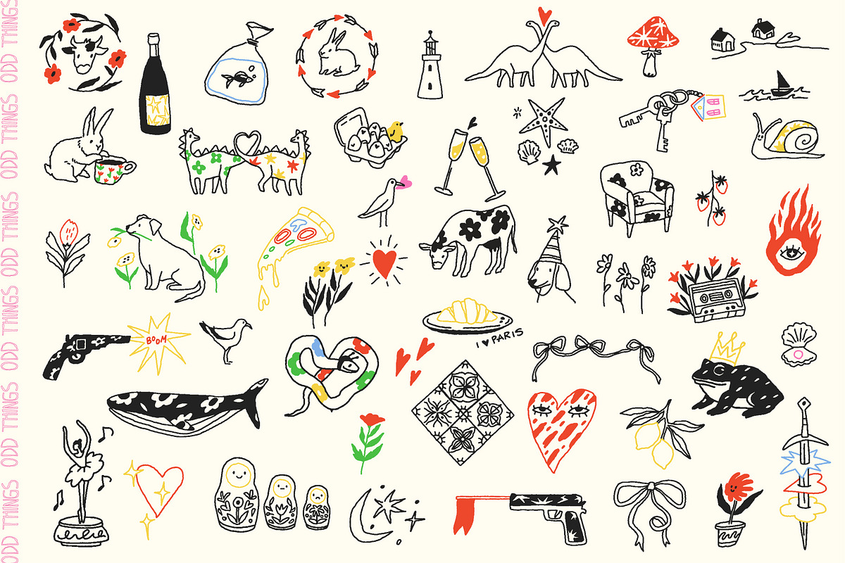 Odd Things: 150 Quirky Illustrations, an Object Illustration by Olly Kava (Photo 3 of 9)