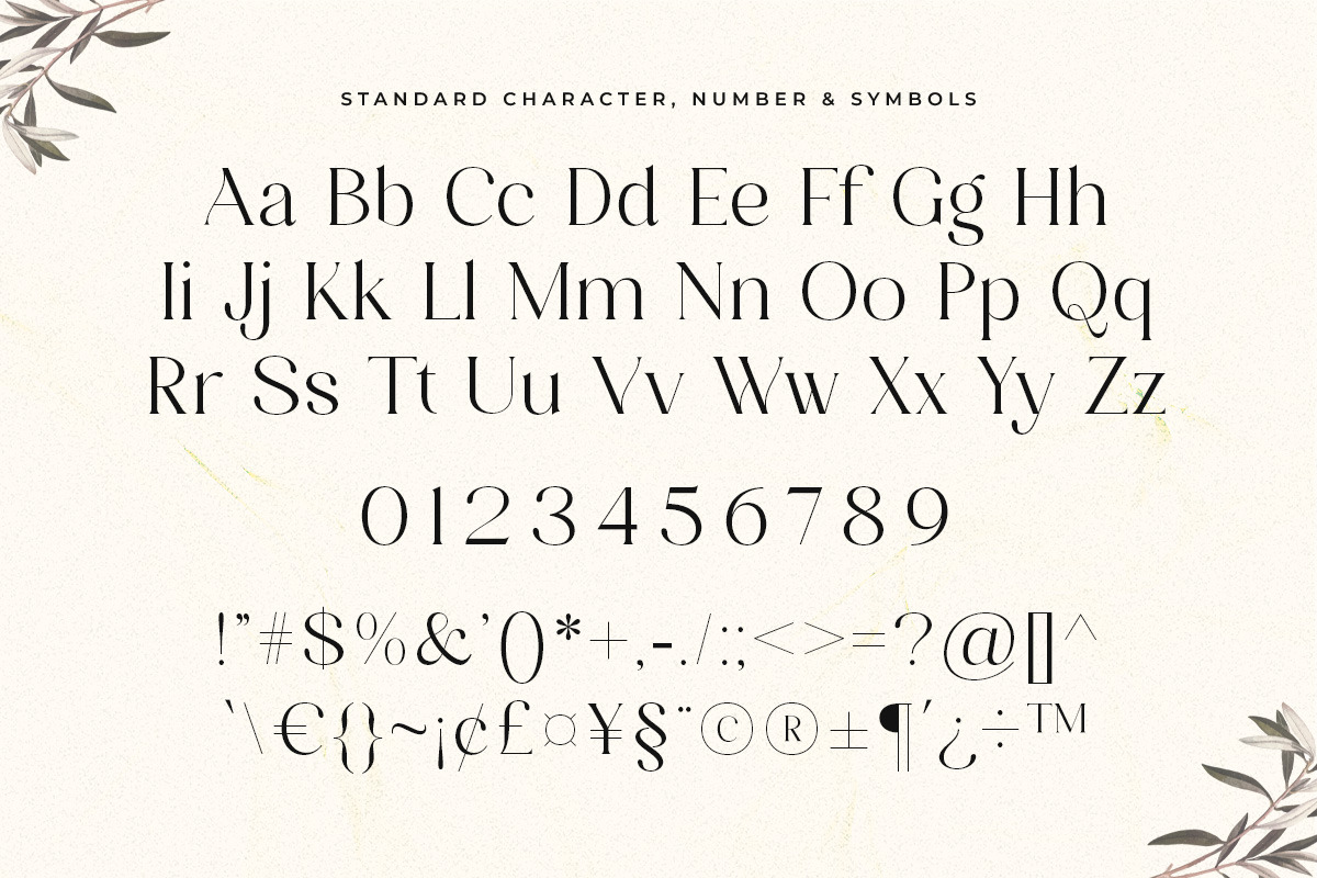 Magnolia Glamour - Luxury Serif, a Serif Font by Shakira Studio (Photo 10 of 10)
