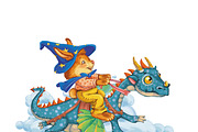 Traveling by plane and balloon, an Animal Illustration by Adamskyistudio (Thumbnail 4 of 5)