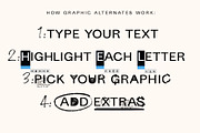 STONED YOUTH - GRAPHIC FONT, a Sans Serif Font by Tropical Type (Thumbnail 4 of 12)