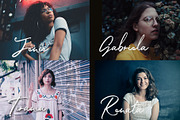 Samantha, a Script Font by Hustletter (Thumbnail 2 of 6)
