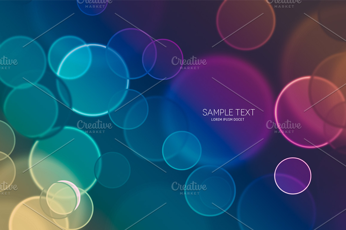 16 Modern Bokeh in Pastel Tones preview 2