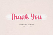 Viralles Script Font, a Script Font by nizarbagasm (Thumbnail 7 of 7)