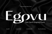 Egovu - Display Font, a Sans Serif Font by twinstd (Thumbnail 1 of 10)