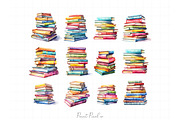 Stack of Books PNG, an Object Illustration by PaintPixelCo (Thumbnail 2 of 6)