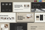 Modern Minimalist Presentation Templ, a Presentation Template by BrandPacks (Thumbnail 1 of 7)