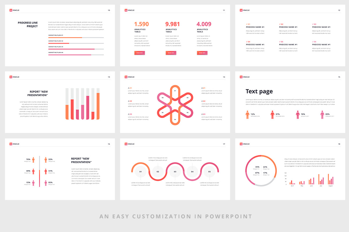 Miracle Modern Keynote Template, a Presentation Template by HiSlide.io