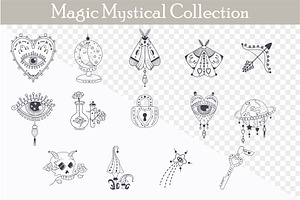 Boho Icon Magic Mystical Collection