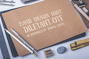 Hand drawn font + 18 logotypes, a Font by Oldy (Thumbnail 1 of 5)