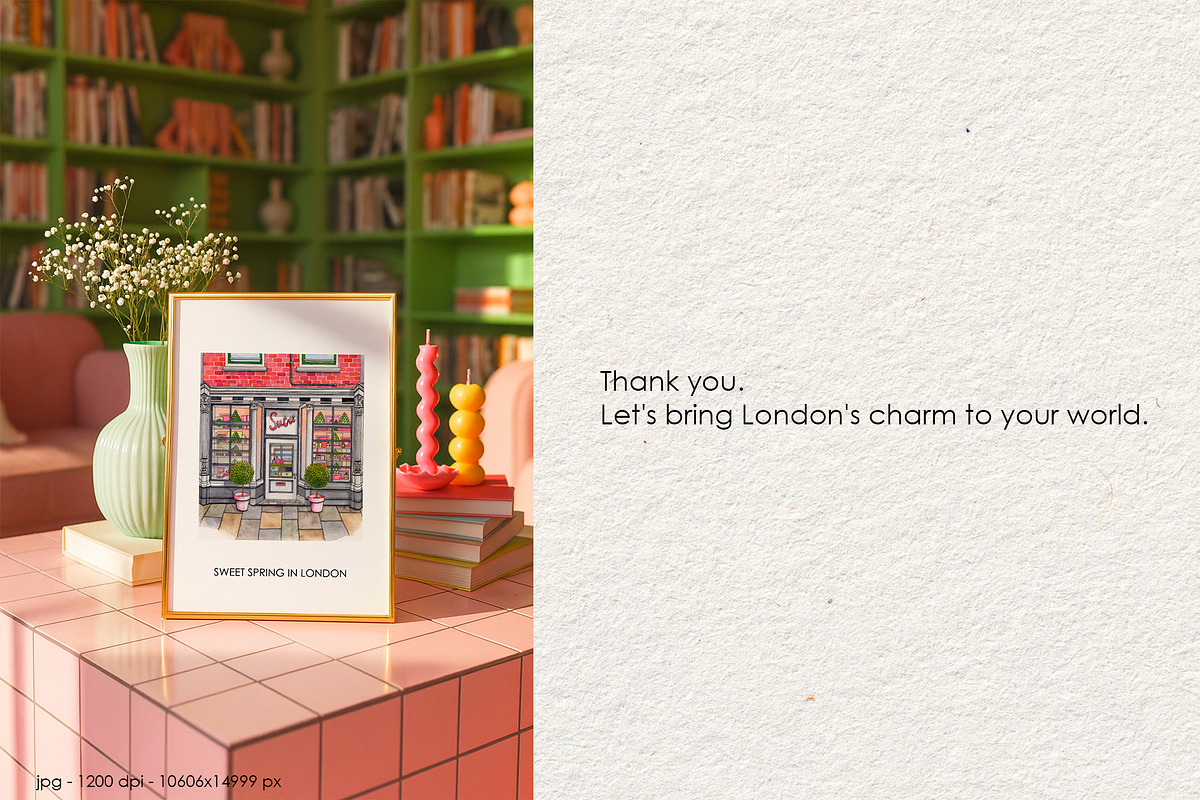 Behind London's Windows, an Object Illustration by SunnJaneArt (Photo 9 of 9)