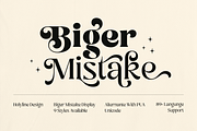 Biger Mistake - Playful Family, a Serif Font by Holyline Design (Thumbnail 16 of 16)