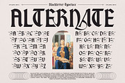 Dreamhour Typeface, a Blackletter Font by alit design (Thumbnail 10 of 20)