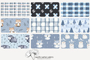 80 winter animals seamless pattern, a Pattern Graphic by Poppy Lane Studio (Thumbnail 3 of 11)