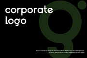 Ibgos - Corporate Logo Font, a Sans Serif Font by QR Design Studio (Thumbnail 2 of 6)