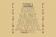 TOPANGA HIPPIE FONT BY TWRUSHING, a Sans Serif Font by TWRUSHING (Thumbnail 2 of 2)