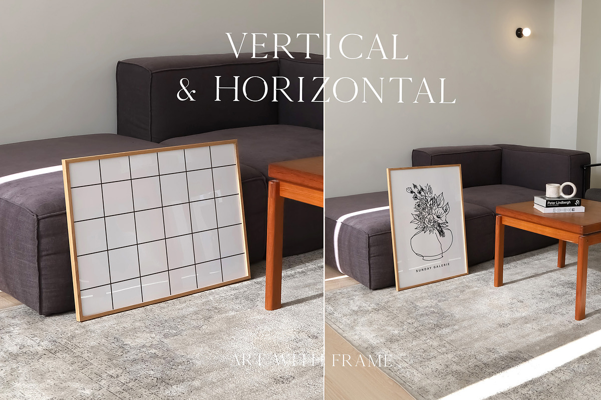 Scandinavian Living Room Mockup, a Product Mockup by ArtwithFrame (Photo 3 of 16)