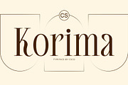 CS Korima – Elegant Font, a Serif Font by Craft Supply Co. (Thumbnail 1 of 8)