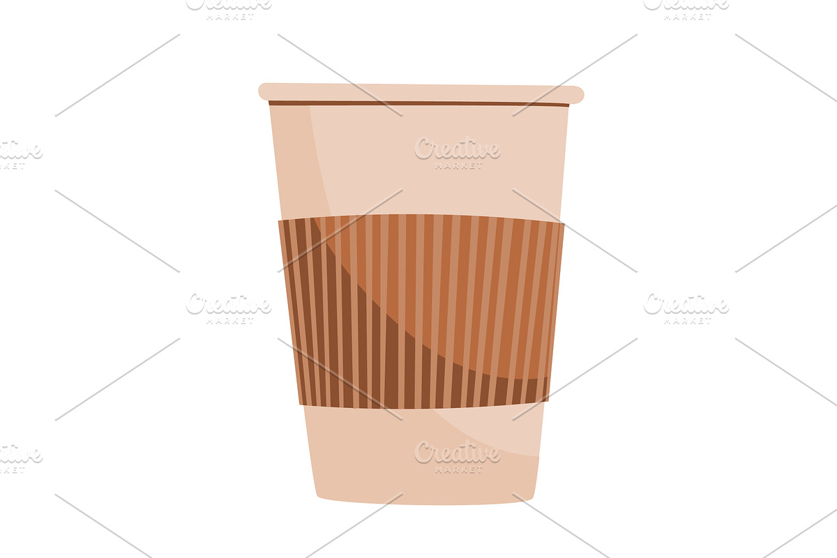 Paper cup isolated illustration, an Object Illustration by Toltemara