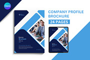 Company Profile Brochure Canva, a Brochure Template by TheBrightGrap (Thumbnail 1 of 8)