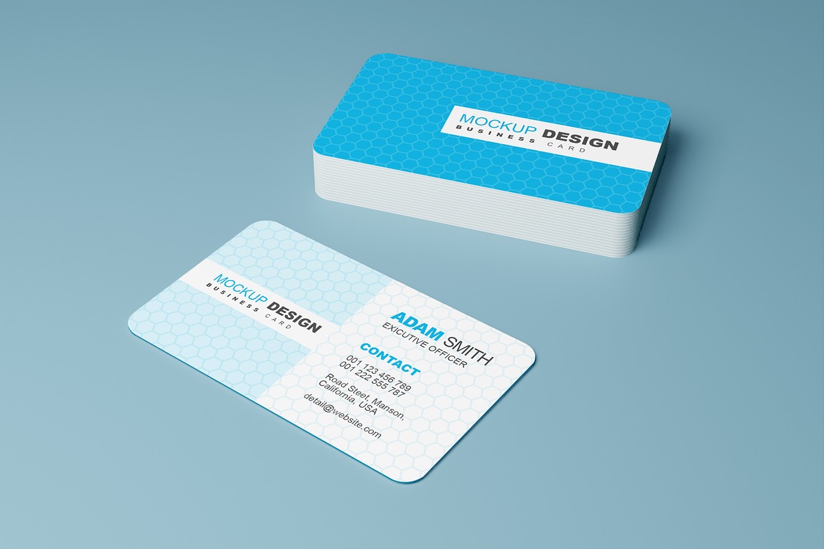 Round Business Card Mockups, an Advertising Mockup by alimran24 (Photo 12 of 12)
