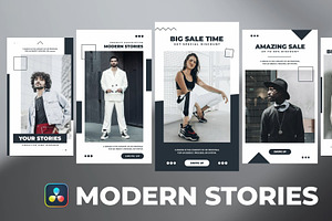 Modern Stories for DaVinci Resolve, a Templates & Theme by iamkoltunov