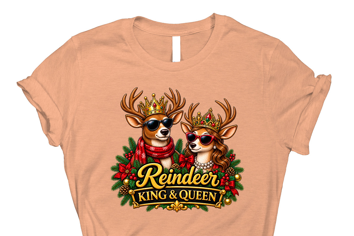Reindeer King and Queen CutePNG, an Object Graphic by Star Graphic Design (Photo 6 of 6)